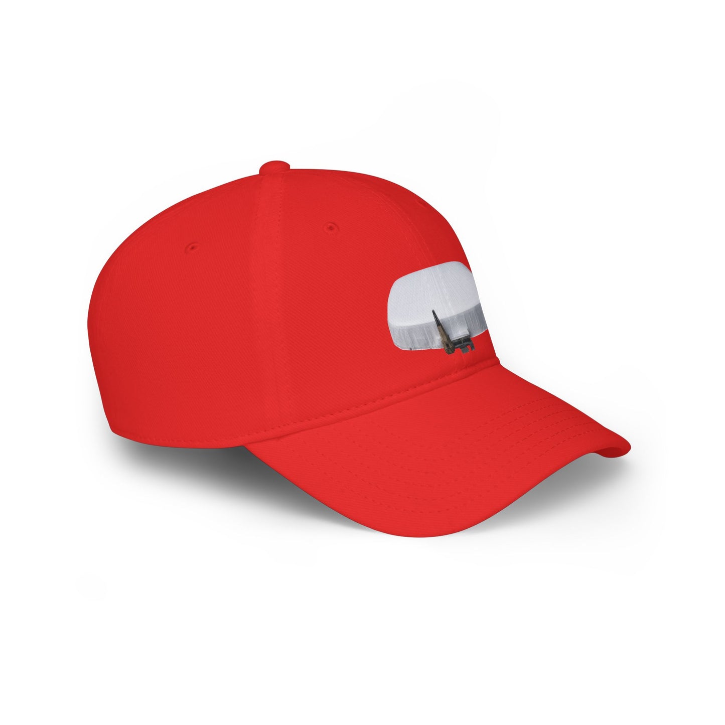 Airplane Silhouette Baseball Cap – Minimalist Pilot Hat